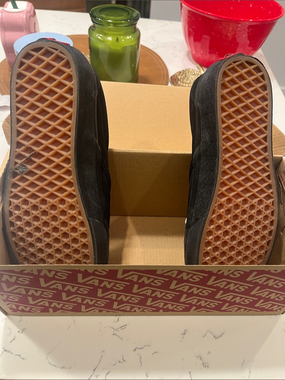 Vans Classic Slip-On Loafers in Black - Picture 2 of 4